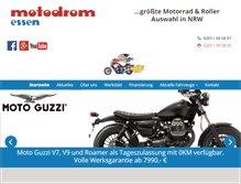 Tablet Screenshot of motodrom-essen.de